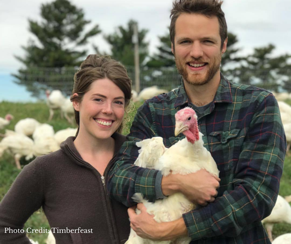 Mark Brady & Katie Kennedy Of Timberfeast Farms Make It Easy To Purchase Their Pasture-raised Turkey. Head Over To Their Website For Online Ordering And Pick Up Options, And While You're There, Choose From Hundreds Of Other Local Ingredients In Their Online Store.